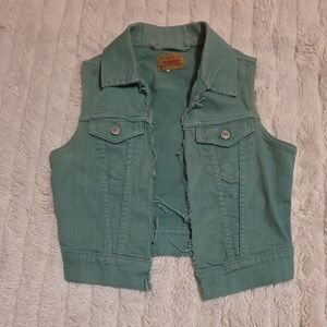 🟩Levi's Teal Denim Vest (Missing Tag)🟩